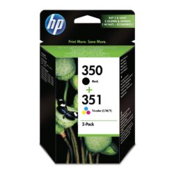 hp Ink Cartridge 350+351 Black and Tri-Colour